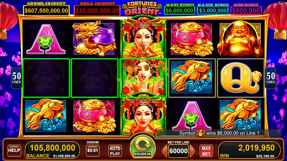 Empress Wild expanding across a reel during the Free Game Feature