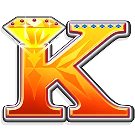 King card symbol in Bull Rush Stampede paytable